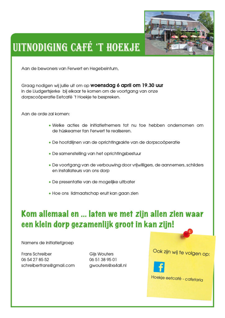Hoekje6april