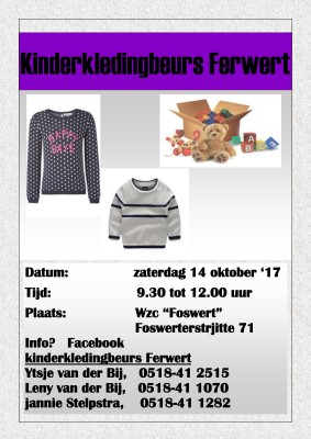 kinderkledingbeurs najaar 2017
