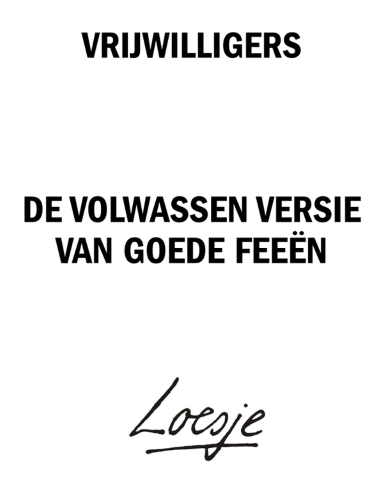 vrijwilligers