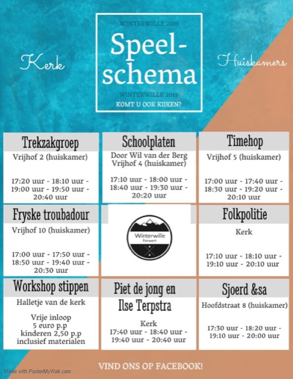 winterwille speelschema