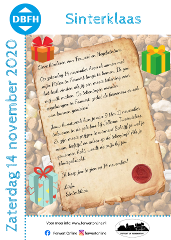 Sinterklaas flyer jeugd Klein