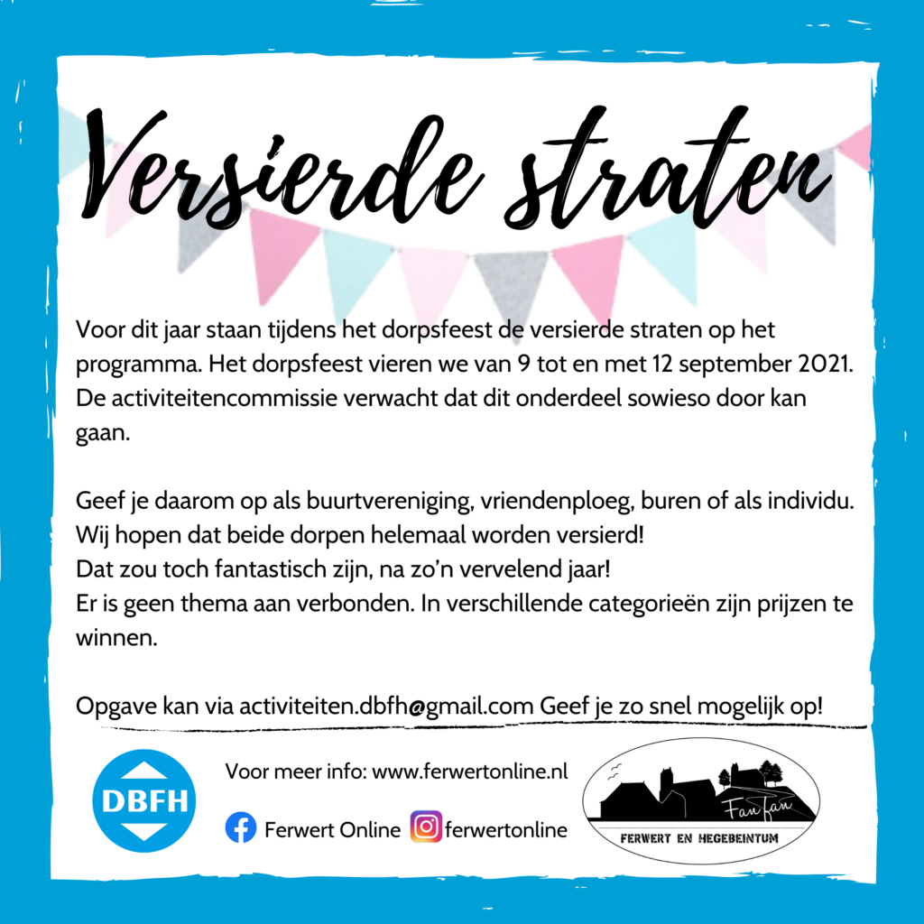 Versierde straten